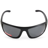 Dirty Dog Big Dog Satin Black/Grey Polarised Men's Sunglasses 53618