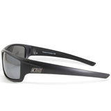 Dirty Dog Clank Satin Black/Grey Silver Polarised Men's Sunglasses 53573
