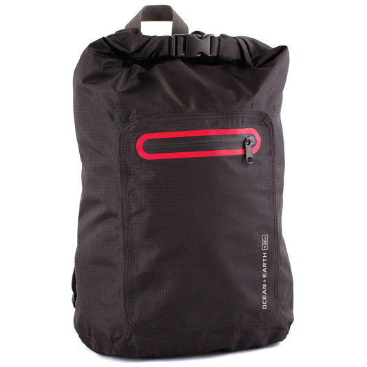Ocean & Earth 30-Litre Travel Lite Waterproof Day Pack Backpack (Black)