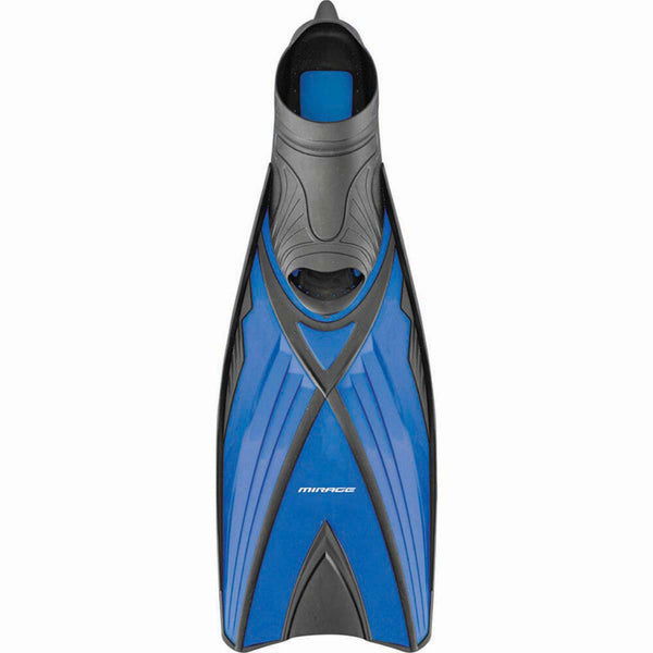Mirage Fathom Budget Adult Dive Fins Blue Size XS-XL
