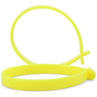 Neon Yellow Plastic Trouser Protection Band for Keeping Pants out of Bike Chains