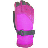 XTM Zoom Kids Snow Ski Winter Gloves Berry Pink
