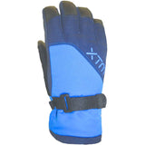 XTM Zoom Kids Snow Ski Winter Gloves Bright Blue