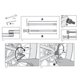 Burley 12mm Thru Axle for Bike Trailer Hitch Attachment 12 x 1.5, 197mm