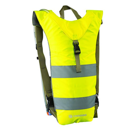 Caribee Nuke 3-Litre Hi Vis Yellow Hydration Pack Backpack