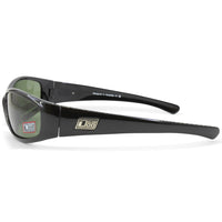 Dirty Dog Buzzer 52139 Polished Black/Green Polarised Sunglasses
