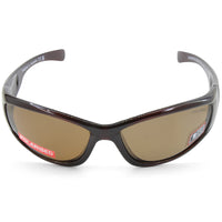 Dirty Dog Bombster 52837 Polished Dark Brown/Brown Polarised Mens Sunglasses