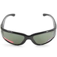Dirty Dog Banger Polished Black/Green Polarised Men's Sport Sunglasses 52844