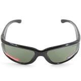 Dirty Dog Banger Polished Black/Green Polarised Men's Sport Sunglasses 52844