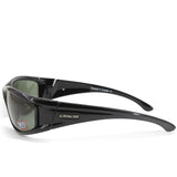 Dirty Dog Banger Polished Black/Green Polarised Men's Sport Sunglasses 52844
