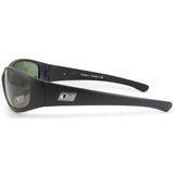 Dirty Dog Boofer 52960 Satin Black Green Polarised Sunglasses