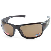 Dirty Dog Circuit 53680 Satin Brown/Brown Polarised Sports Sunglasses
