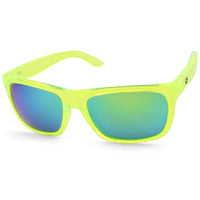 Dirty Dog Boom 53414 Crystal Lime Green/Green Mirror Polarised Sunglasses