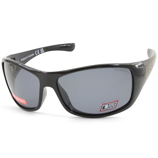 Dirty Dog Icicle 53465 Polished Black/Grey Polarised Men's Sunglasses