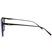 Dirty Dog Breaker Satin Black/Ice Blue Mirror Polarised Sunglasses 53479