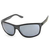 Dirty Dog Quench Crystal Black/Silver Mirror Polarised Men's Sunglasses
