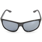 Dirty Dog Quench Crystal Black/Silver Mirror Polarised Men's Sunglasses