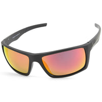 Dirty Dog Primp Satin Black/Red Fusion Mirror Polarised Unisex Sunglasses 53535