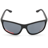 Dirty Dog Quench 53545 Satin Black/Grey Polarised Men's Sport Sunglasses