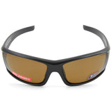 Dirty Dog Clank 53592 Satin Black/Brown Polarised Sunglasses