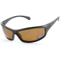Dirty Dog Swivel 53623 Satin Black/Brown Polarised Men's Sunglasses