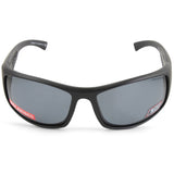 Dirty Dog Muzzle Satin Black/Grey Polarised Men's Sunglasses 53695