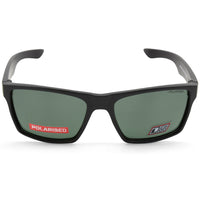 Dirty Dog Vendetta 53701 Satin Black/Green Polarised Unisex Sunglasses