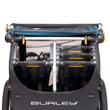 Burley D'Lite X Double Kid's Bike Trailer & Jogging Stroller Aqua