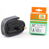 Duro Bicycle Tyre Tube for 14 Inch Bike Tyres 14" x 1.75/2.125 Schrader Valve