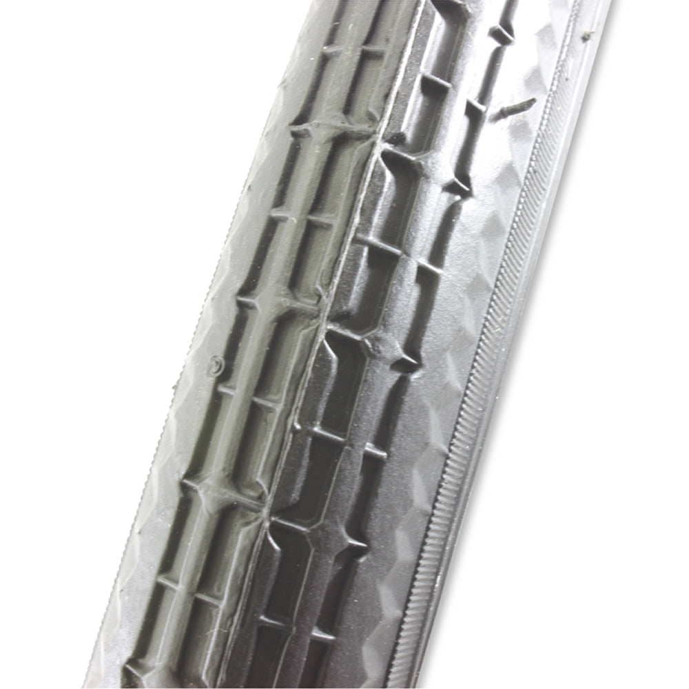 Duro 12 1/2" x 2 1/4 Whitewall Rubber Pram Buggy or Stroller Tyre