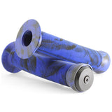 Endzone Handlz Smoke Pattern Manoplas Bike Grips 147mm Blue Smoke