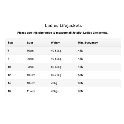 Jetpilot Venture Women's Yellow L50 Front Entry Segmented PFD Life Jacket Vest