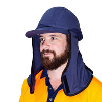 Uveto Gola Over-Hat Cotton Hard Hat Cover for Sun and Dust Protection