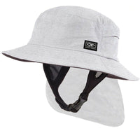 Ocean & Earth Indo Adult Stiff Peak Surf Hat - White Marle Sizes S-XL