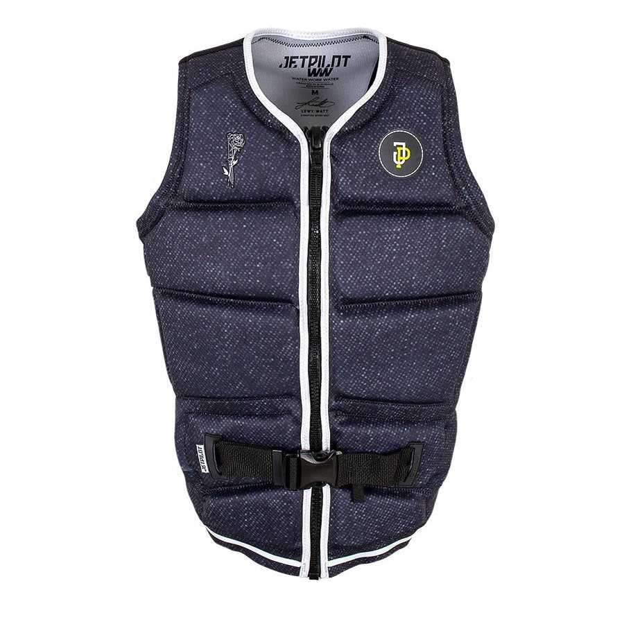 Jetpilot C4 Lewy Watt Men's L50S Neoprene Life Jackt Vest Black/Marle