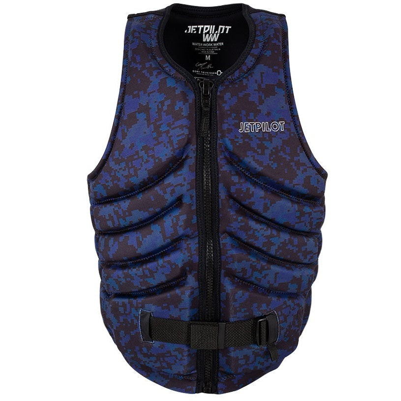 Jetpilot Quantum X Men's Segmented Neoprene L50S PFD Life Jacket Vest Navy