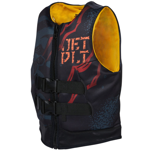 Jetpilot Cause Boys Youth Black Rex Neo L50s PFD Life Jacket Vest Sizes 3-14