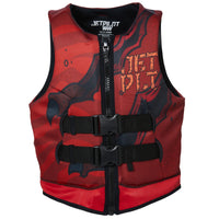 Jetpilot Cause Boys Youth Red Rex Neo L50s PFD Life Jacket Vest Sizes 3-14