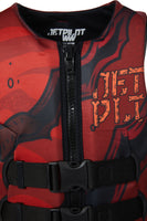 Jetpilot Cause Boys Youth Red Rex Neo L50s PFD Life Jacket Vest Sizes 3-14