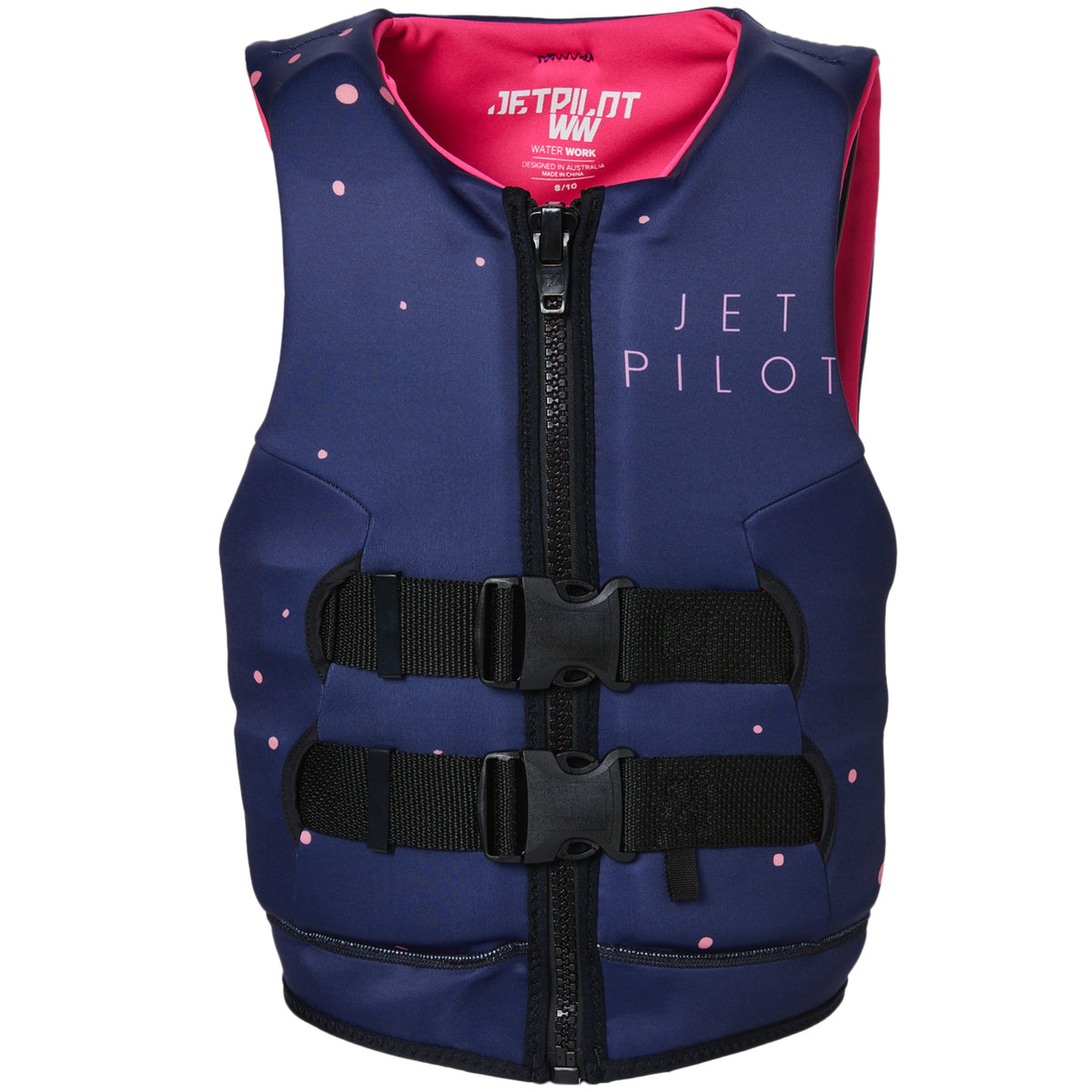 Jetpilot Cause Kids/Girl's Neoprene Life Jacket Vest Blue Wings Size 12-14 (40-60kg)