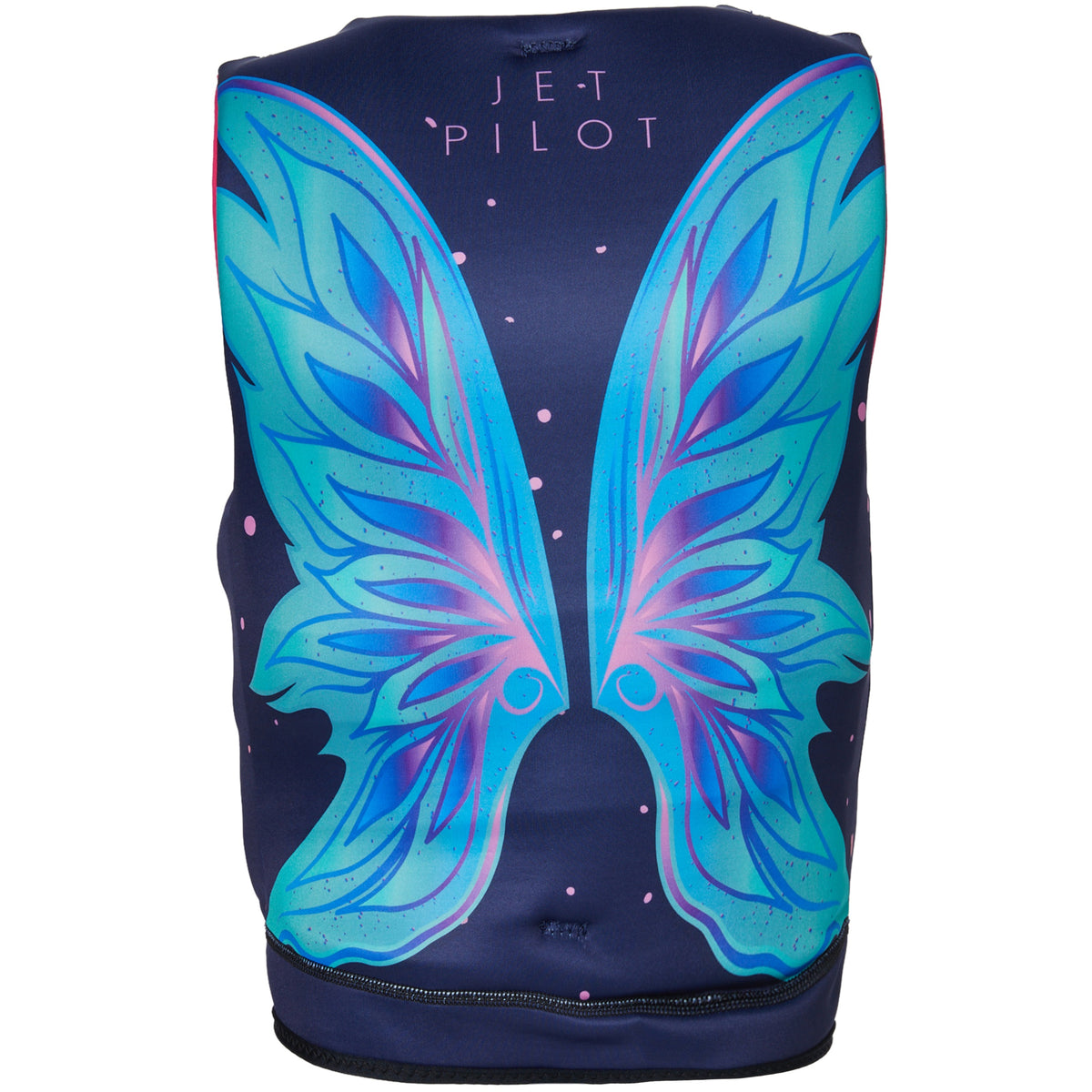 Jetpilot Cause Kids/Girl's Neoprene Life Jacket Vest Blue Wings Size 12-14 (40-60kg)