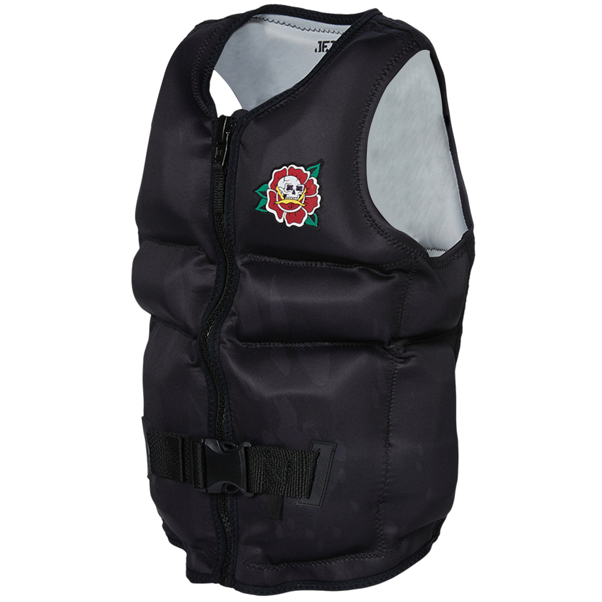 Jetpilot X1 Boys/Youth L50S Front Entry Segmented Life Jacket Black Sizes 8-16