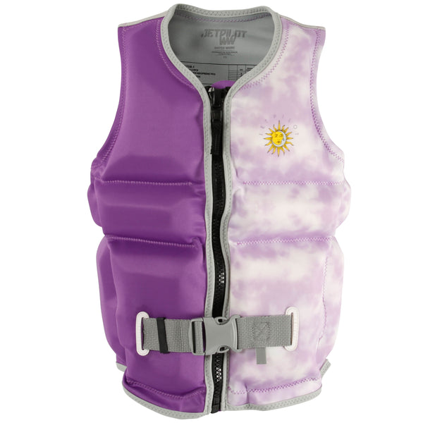 Jetpilot X1 Front Entry Girl's Youth Neo L50s Buoyancy Life Vest Purple Sizes 8-16