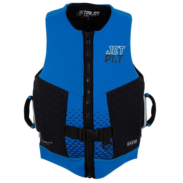 Jetpilot Cause Men's L50S Front Entry Neoprene Life Jacket Vest Blue-Black