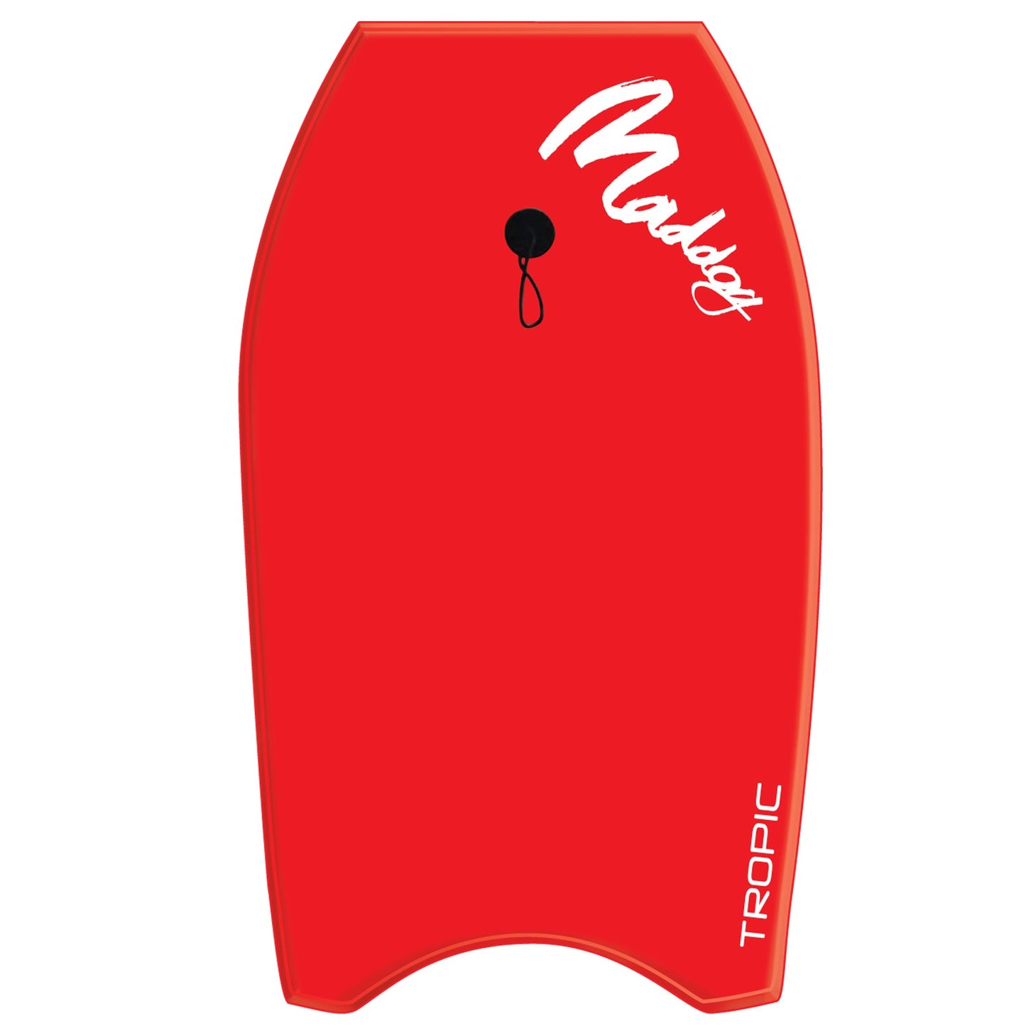 Maddog Tropic 41" Inch Red Foam Bodyboard with Basic Leash