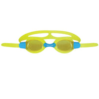 Mirage Slide Yellow Kids Swimming Goggles with Bonus Silicone Ear Plugs