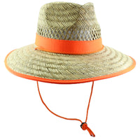 Bandit Lightweight UPF50+ Broad Brim Straw Hat with Adjustable Chin Strap