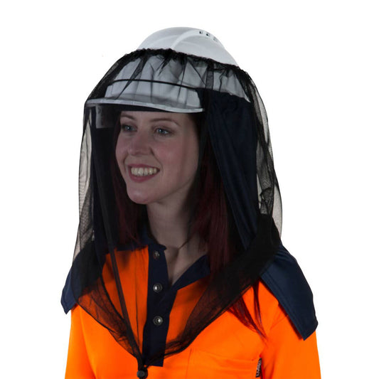 Uveto Micro Mesh Net 'N Shade Hat Attachment for Sun Protection - Navy