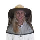 Uveto Micro Mesh Net 'N Shade Hat Attachment for Sun Protection - Beige