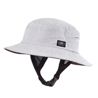 Ocean & Earth Bingin Adult Soft Peak Full Brim Surf Hat - White Marle